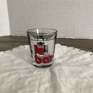Vtg Dominion Glass Le Bar Shot Glass